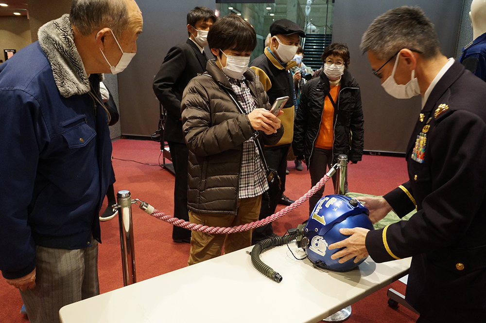 航空宇宙講演会in Tochigi 2022　ブルーインパルスへの道～チームワークの大切さ～ブルーインパルス展示