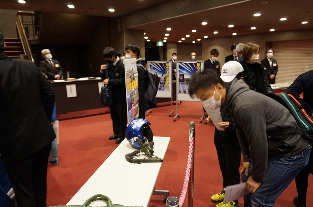 航空宇宙講演会in Tochigi 2022　ブルーインパルスへの道～チームワークの大切さ～ブルーインパルス展示