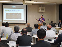 第128回月例研修会『地域発のスタートアップが目指す、宇宙産業における新事業創出の取り組み』：宇藤氏による講演