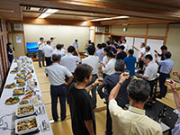 第129回月例研修会『製造業におけるAI活用の最前線　―航空宇宙産業の未来を拓く、現場起点のAI/DX活用－』：懇親会の様子1